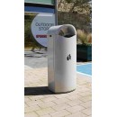 MK5 bins, planters, Sheffield bike stands, benches, seats, bollards, and wheel stops supplied by Larkin Engineering at Galway Shopping Centre